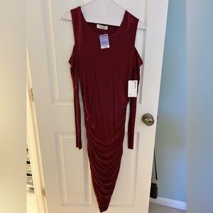 Bailey 44 Women's Long Sleeve Burgundy Dress